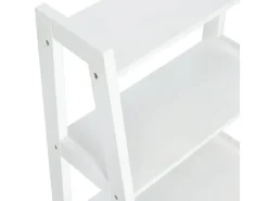 Zeller Standregal mit 4 Ablagen MDF 43 cm x 32 cm x 90 cm Weiß