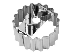 Zenker Aussstecher Linzer Hasenkopf ca. 50 mm x 50 mm x 26 mm Silber