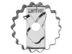 Zenker Aussstecher Linzer Hasenkopf ca. 50 mm x 50 mm x 26 mm Silber