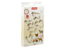 Zenker Aussstecher-Set Bauernhof 5-teilig Silber