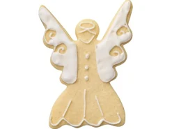 Zenker Ausstecher Engel 11 cm x 8,5 cm Silber