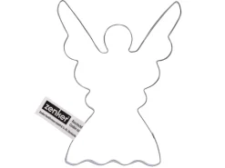Zenker Ausstecher Engel 11 cm x 8,5 cm Silber