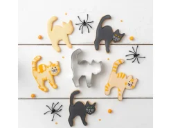 Zenker Ausstecher Katze 9,5 cm x 7,9 cm x 2,6 cm Silber