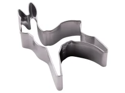 Zenker Ausstecher Rehkitz 6,9 cm x 4,6 cm x 2,6 cm Silber
