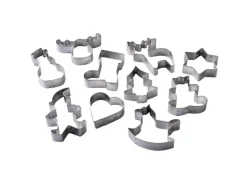 Zenker Ausstecher-Set auf Drahtbügel Silber 10-teilig