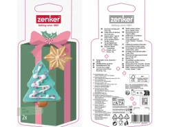 Zenker Ausstecher-Set Baum und Stern Silber 2-teilig