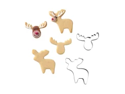 Zenker Ausstecher-Set Elch Silber 2-teilig