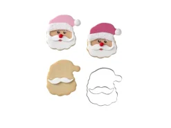 Zenker Ausstecher-Set Santa Silber 2-teilig