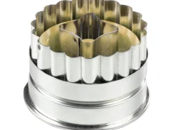 Zenker Ausstechförmchen Linzer Inox Creme 4-tlg.