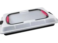 Zenker Blechkuchenform Special To Go mit Tragehaube 7,5 cm x 42 cm x 29 cm