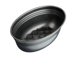 Zenker Brotform Oval 26,5 cm x 16,5 cm x 9,5 cm Schwarz Metallic
