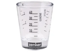 Zenker Messbecher aus Glas 40 ml Transparent