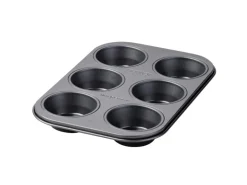 Zenker Muffinform 6er 28 cm x 19 cm Anthrazit