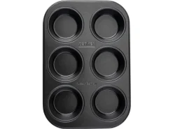 Zenker Muffinform 6er 28 cm x 19 cm Anthrazit