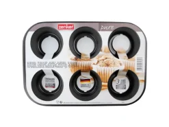Zenker Muffinform 6er 28 cm x 19 cm Anthrazit