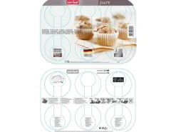 Zenker Muffinform 6er 28 cm x 19 cm Anthrazit