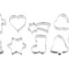 Zenker Patisserie Ausstecher auf Drahtbügel 9 Stück Silber
