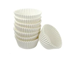 Zenker Patisserie Papierbackförmchen Fair Weiß Ø 5 cm x 3 cm