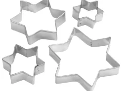 Zenker Patisserie Terassenausstecher Stern 4 Stück Silber