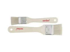 Zenker Pinsel Fair 30 mm / 40 mm Braun/Silber 2 Stück