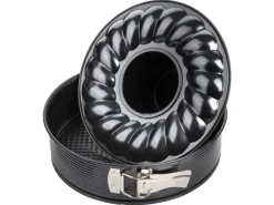 Zenker Springform 2 Böden 24 cm x 6,5 cm Schwarz Metallic