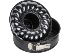 Zenker Springform 2 Böden 24 cm x 6,5 cm Schwarz Metallic