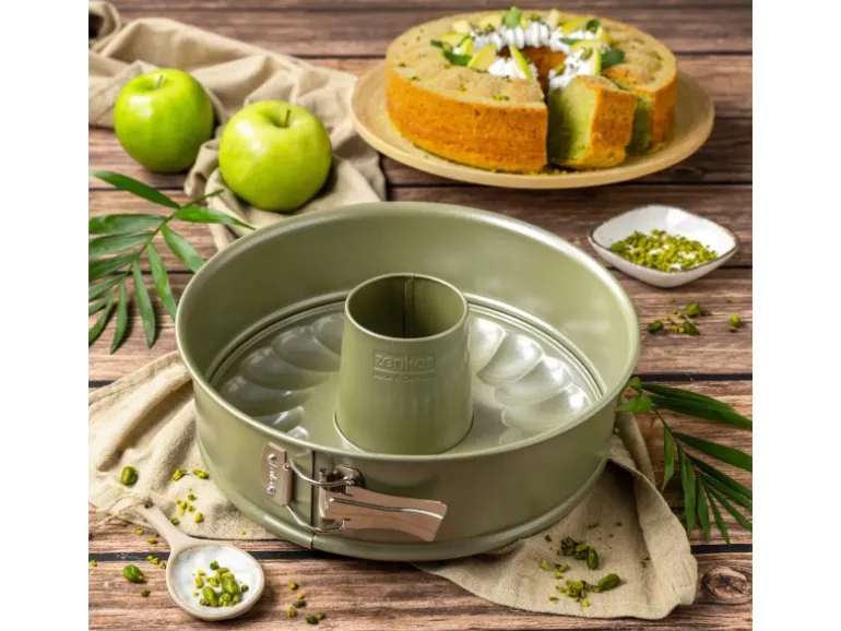 Zenker Springform Flach- und Rohrboden Green Vision Ø 26 cm x 7,5 cm