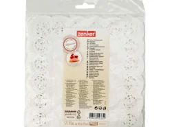 Zenker Tortendeckchen 20 cm x 40 cm Weiß 15 Stück