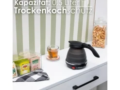 Zilan ZLN-1986 Reisewasserkocher Faltbar 0,5 L