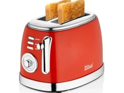 Zilan ZLN-7040 Retro 2 Scheiben Doppelschlitz Toaster 850 Watt
