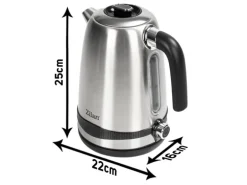 Zilan ZLN-1000 Wasserkocher mit Temperatureinstellung Edelstahl 1,7 L