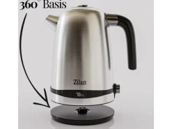 Zilan ZLN-1000 Wasserkocher mit Temperatureinstellung Edelstahl 1,7 L